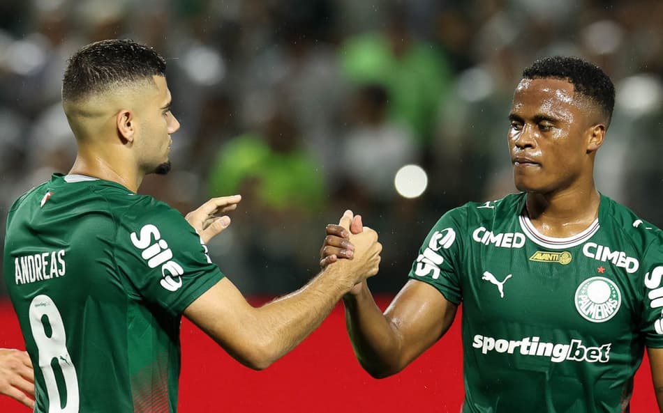 Arias fez sua estreia pelo Palmeiras neste sábado (Foto: Cesar Greco/Palmeiras/by Canon)