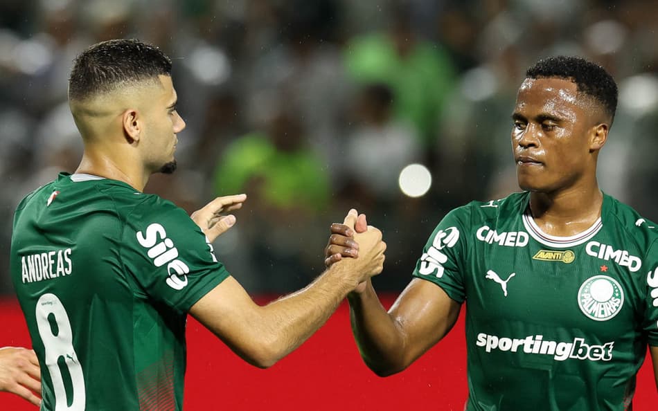 Arias fez sua estreia pelo Palmeiras neste sábado (Foto: Cesar Greco/Palmeiras/by Canon)