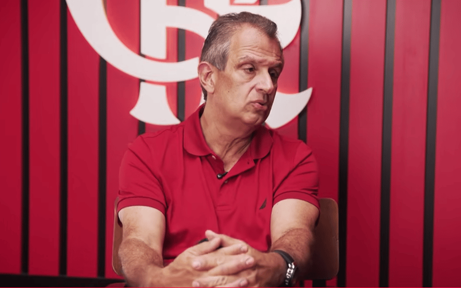 Luiz Eduardo Baptista (BAP) é o presidente do Flamengo (Foto: Reprodução/Flamengo TV)