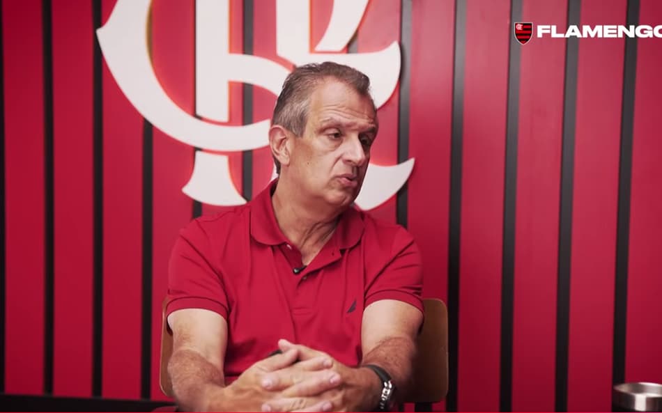 Luiz Eduardo Baptista (BAP) é o presidente do Flamengo (Foto: Reprodução/Flamengo TV)