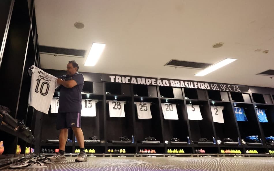Vestiário do Botafogo para o clássico com o Fluminense (Foto: Vítor Silva/Botafogo)