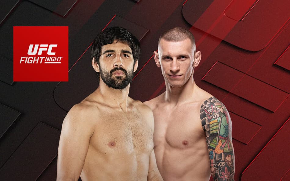José Delano (esq) lidera nova leva de brasileiros no UFC Vegas (Reprodução Twitter UFC Europe)