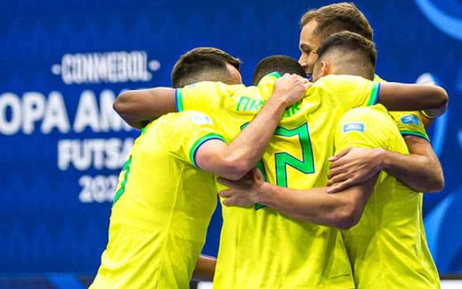 Brasil empatou com a Colombia na estreia da Copa América de Futsal (Foto: René Mendez / Staff Images / CBF)