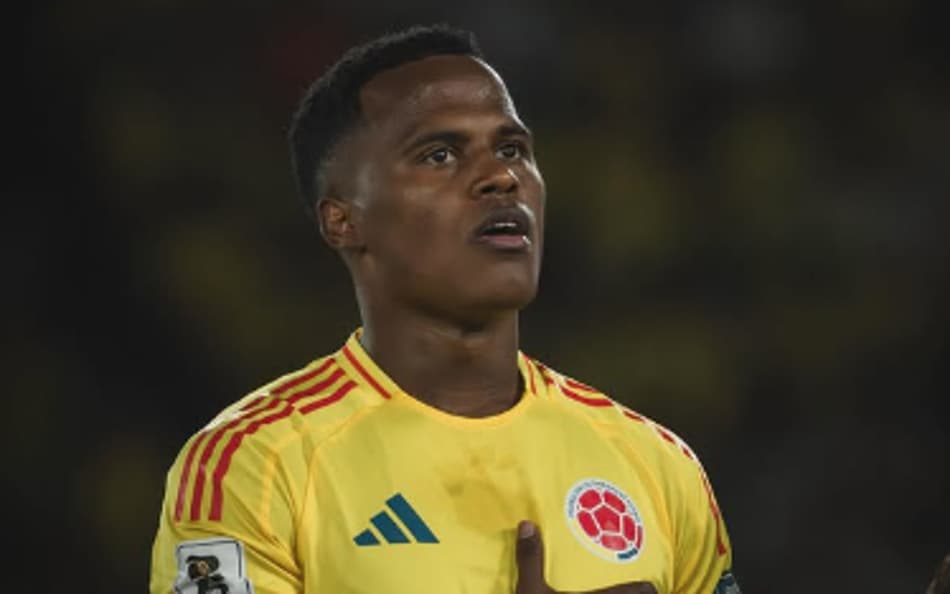 Jhon Arias em ação pela seleção da Colômbia (Foto: Divulgação)