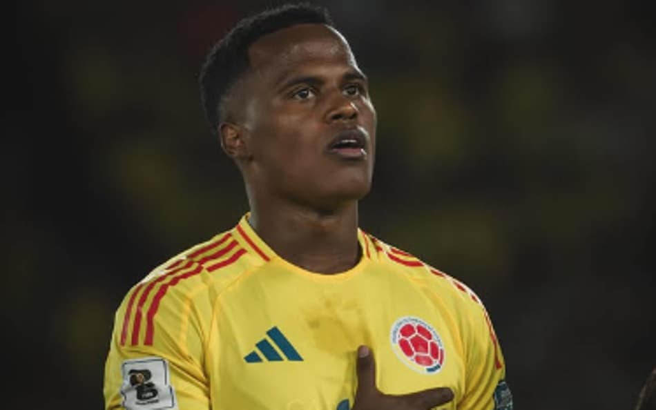 Jhon Arias em ação pela seleção da Colômbia (Foto: Divulgação)