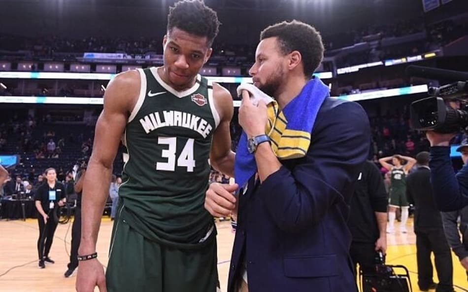 Giannis Antetokounmpo Stephen Curry
