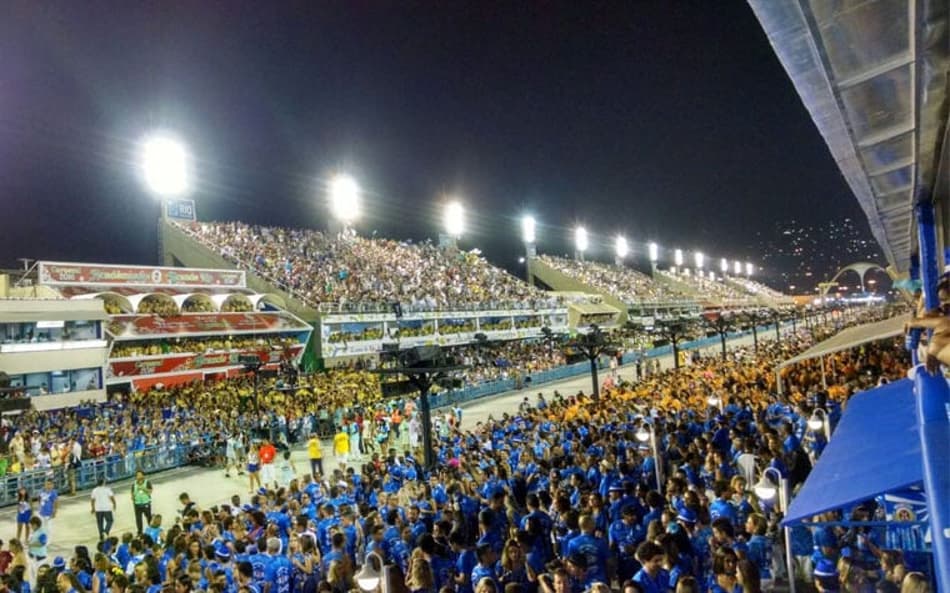 HOME - Marquês de Sapucaí no primeiro dia de desfiles do Grupo Especial (Foto: Carlos Eduardo Sangenetto/LANCE!Press)