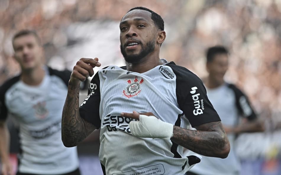 José Martinez comemora gol pelo Corinthians (Foto: Renato Gizzi/E.Fotografia/Gazeta Press)