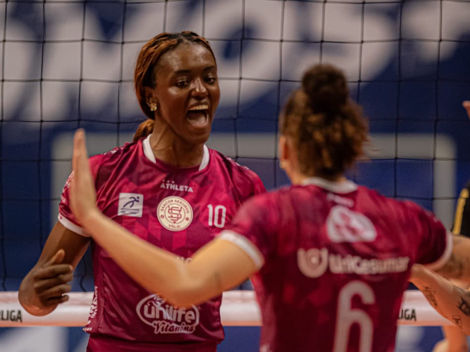 Sesc Flamengo enfrentou Maringá pela Superliga feminina de vôlei (Foto: Paula Reis/Flamengo)