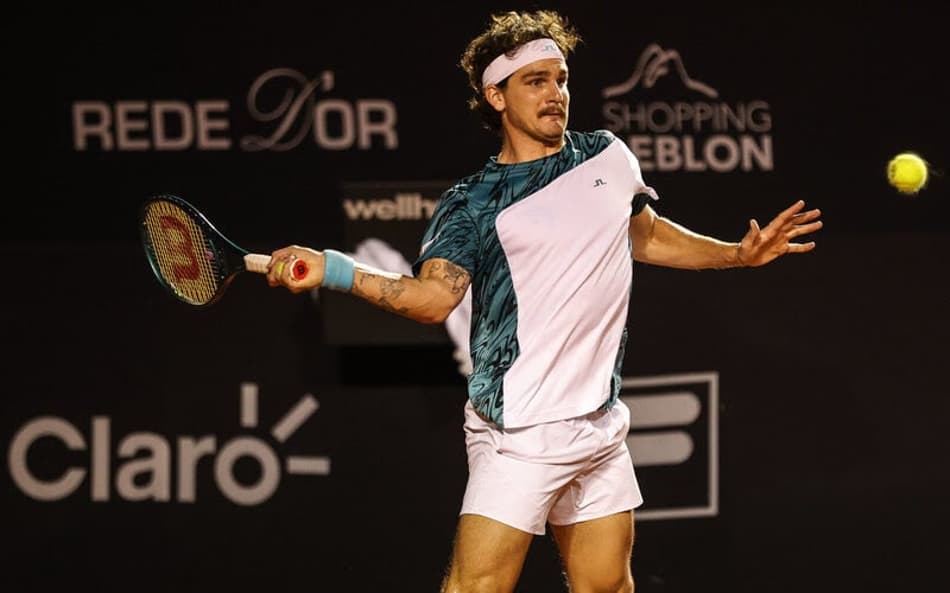 O paranaense Thiago Wild no Rio Open (Foto: João Pires/Fotojump)