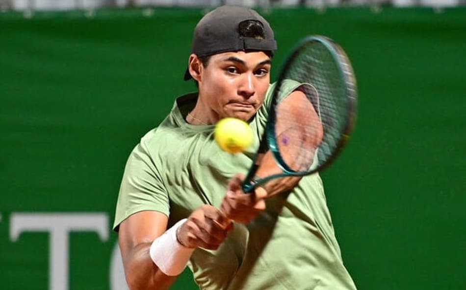 Guto Miguel em ação no Challenger de Sauípe (Foto: João Pires/Fotojump)