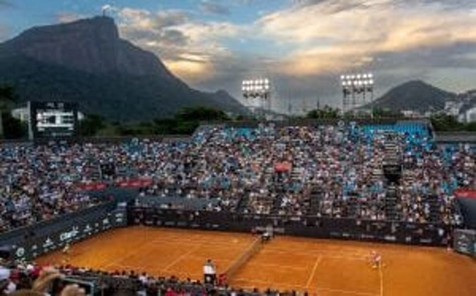 A quadra central do Rio Open, no Jockey Club (Foto: Divulgação)