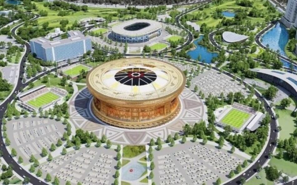 Estádio Trong Dong, no Vietnã, terá capacidade para 135 mil pessoas (Foto: Divulgação)