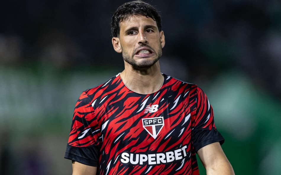 Calleri lamentou a derrota do São Paulo (Foto: Jhony Inacio/Agência Enquadrar/Gazeta Press)