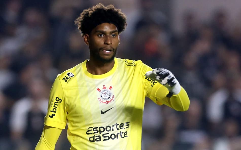 Hugo Souza, goleiro do Corinthians (Foto: Guilherme Dionizio/Código19/Gazeta Press)