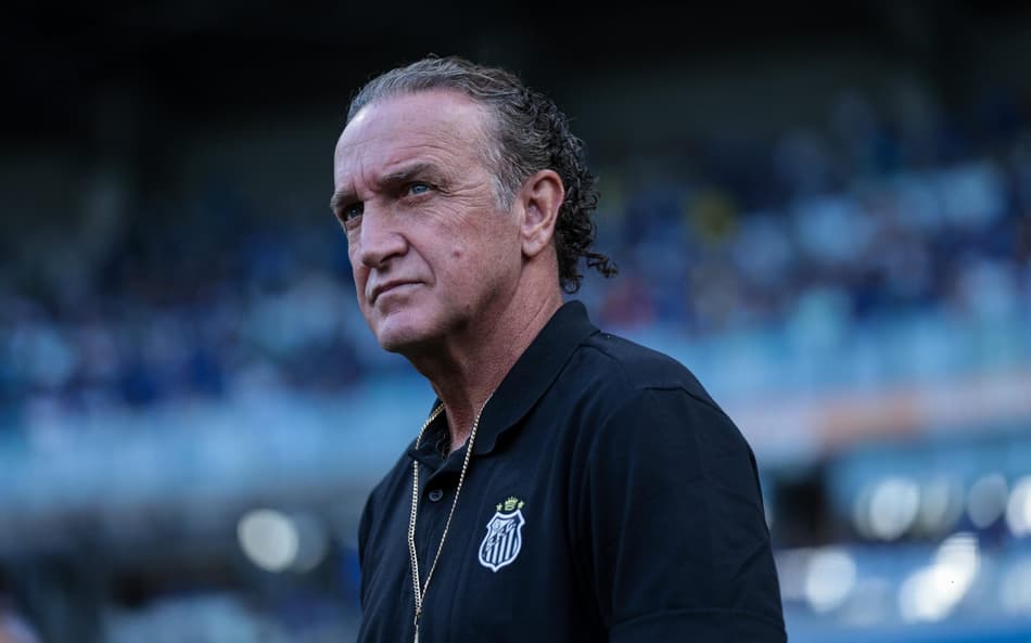 Cuca faz a estreia no Santos no empate sem gols diante do Cruzeiro. (Foto: VINICIUS JANUARIO TEIXEIRA/Photo Premium/Gazeta Press)