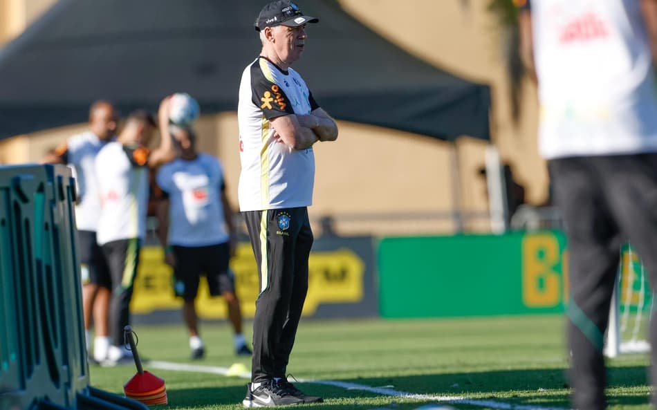 Carlo Ancelotti é o técnico da Seleção Brasileira (Foto: Rafael Ribeiro/CBF)
