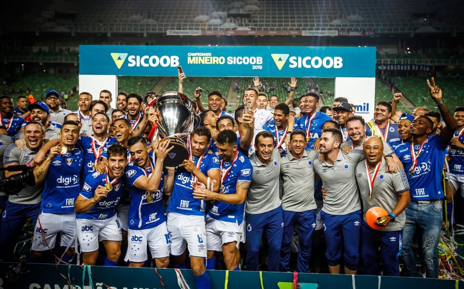 Cruzeiro campeão em 2019 (Foto: Vinnicius Silva/Cruzeiro )