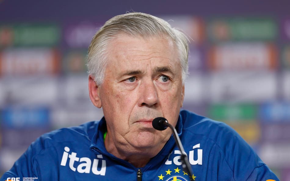Carlo Ancelotti, técnico da Seleção Brasileira (Foto: @rafaelribeirorio / CBF)