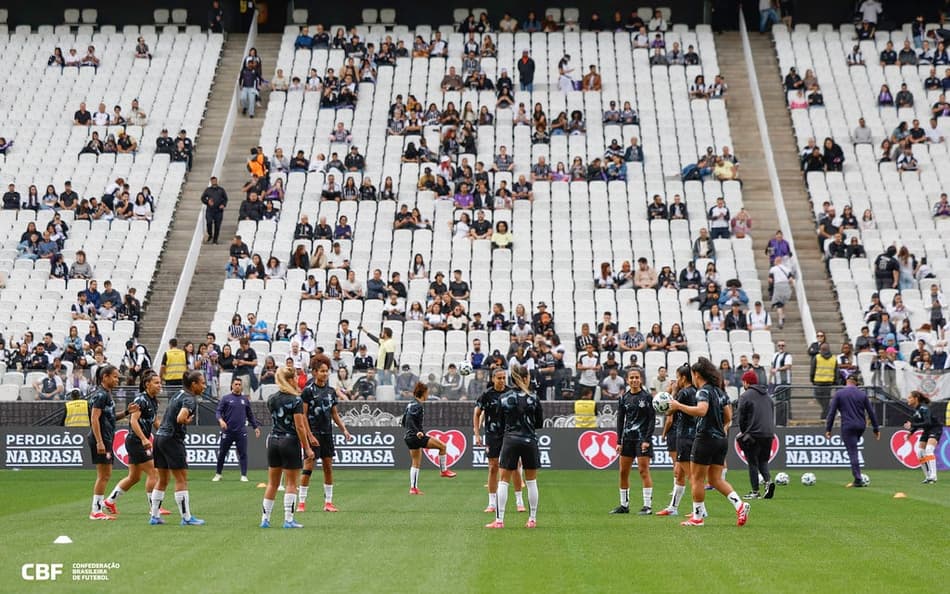 Corinthians jogou final do Brasileirão Feminino 2025 na Neo Química Arena. (Foto: @rafaelribeirorio I CBF)