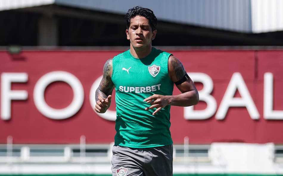 Cano em treino no CT do Fluminense (Foto: Marcelo Gonçalves / Fluminense FC)