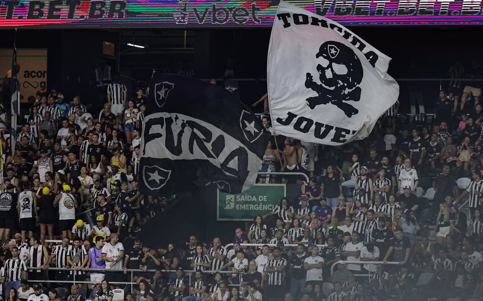 Torcida do Botafogo no Nilton Santos (Foto: Arthur Barreto/Botafogo)
