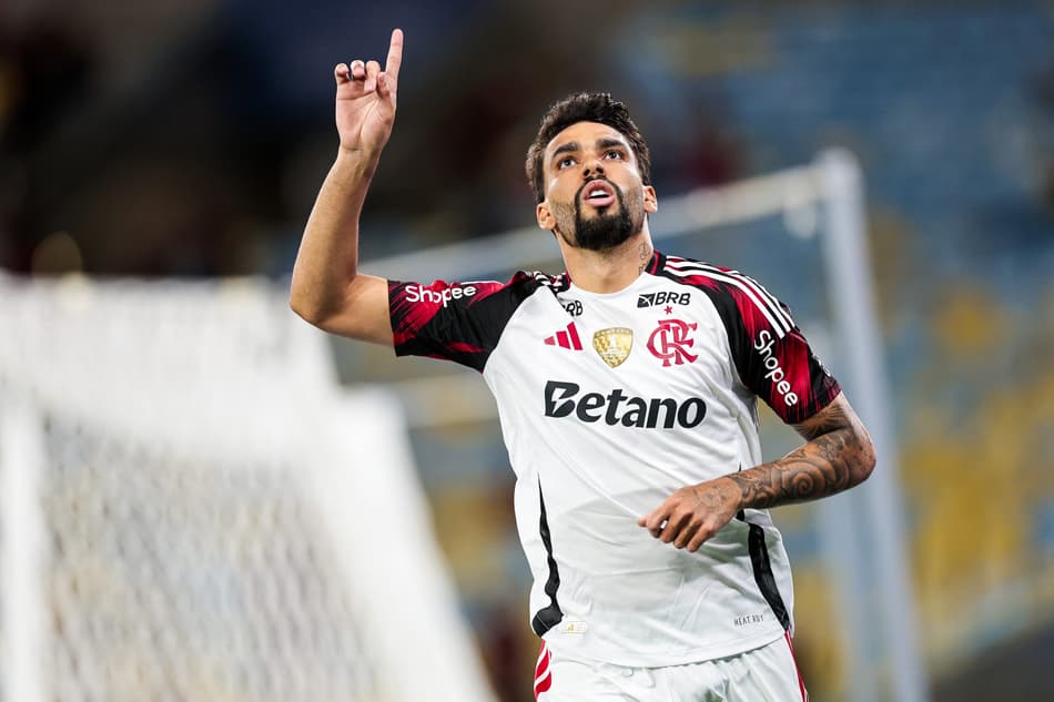 Comemoração de Lucas Paquetá em Madureira x Flamengo (Foto: Gilvan de Souza/Flamengo)