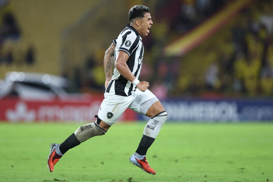 Matheus Martins fez o gol do Botafogo em Guayaquil (Foto: Vítor Silva/Botafogo)