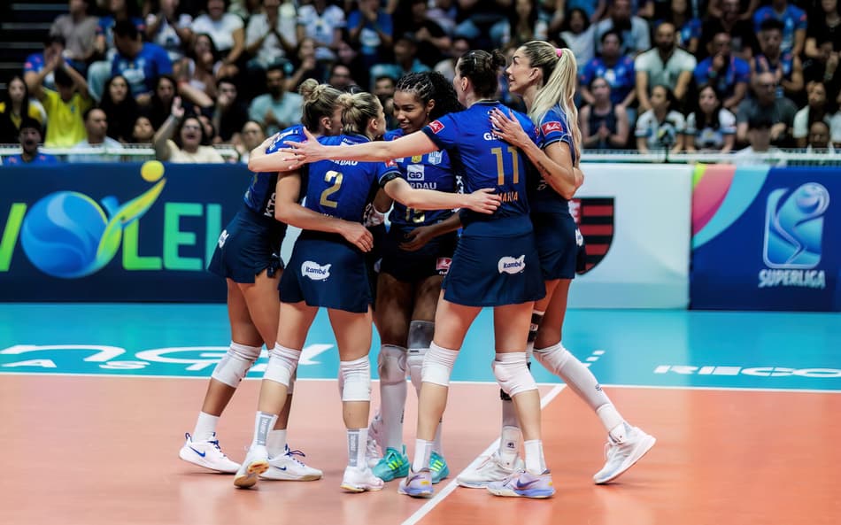 A três rodadas do fim da fase classificatória, Minas está quatro pontos na frente do Sesc Flamengo (Foto: Hedgard Moraes/Minas Tênis Clube)