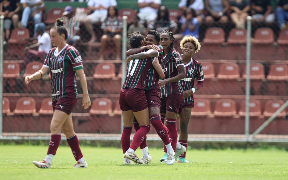Xerém, RJ, Brasil - Estádio Marcelo Vieira. Fluminense enfrenta o Flamengo pela 5° rodada da Copa Rio Feminina 2026. FOTO: LEONARDO BRASIL/ FLUMINENSE FC
