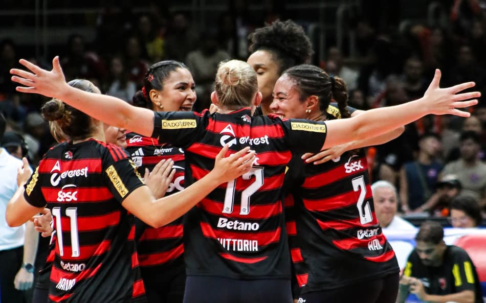 Sesc RJ Flamengo vence Sesi Bauru no returno da Superliga Feminina 25/26 (Foto: Julliana Nascimento/ CRF)