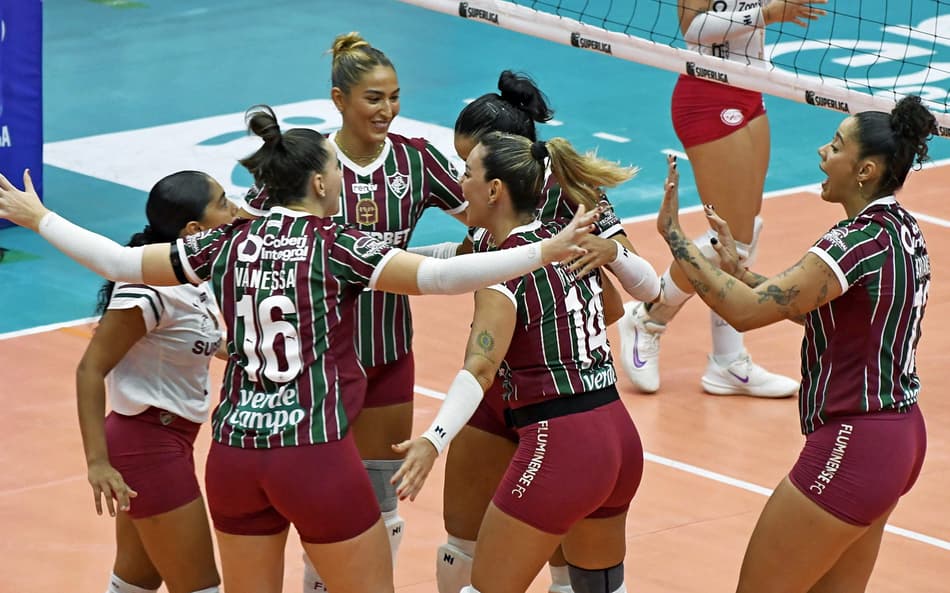 Fluminense venceu o Tijuca no returno da Superliga Feminina 25/26 (Foto: Mailson Santana/ Fluminense FC)