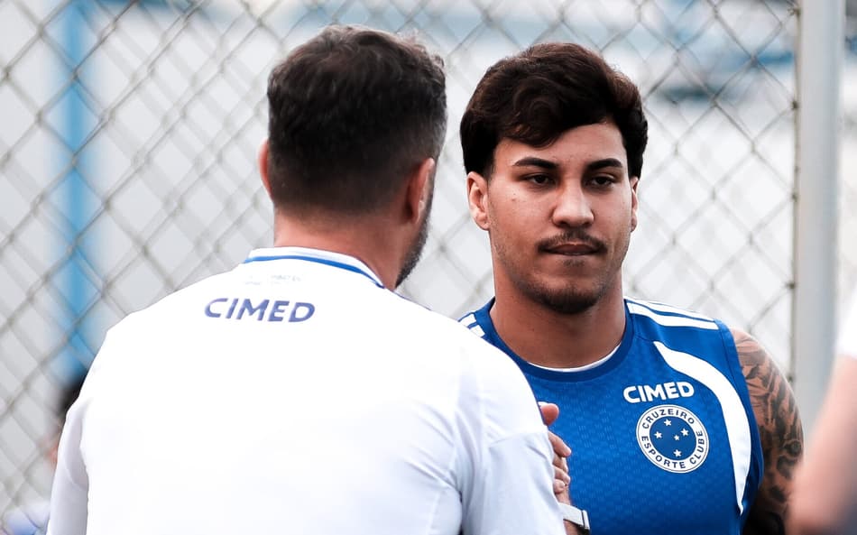 Artur Jorge e Kaio Jorge (Foto: Gustavo Martins/ Cruzeiro)