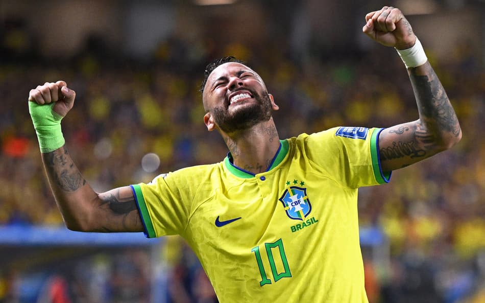 Neymar atuando pela Seleção Brasileira (Foto: Carl de Souza/AFP)