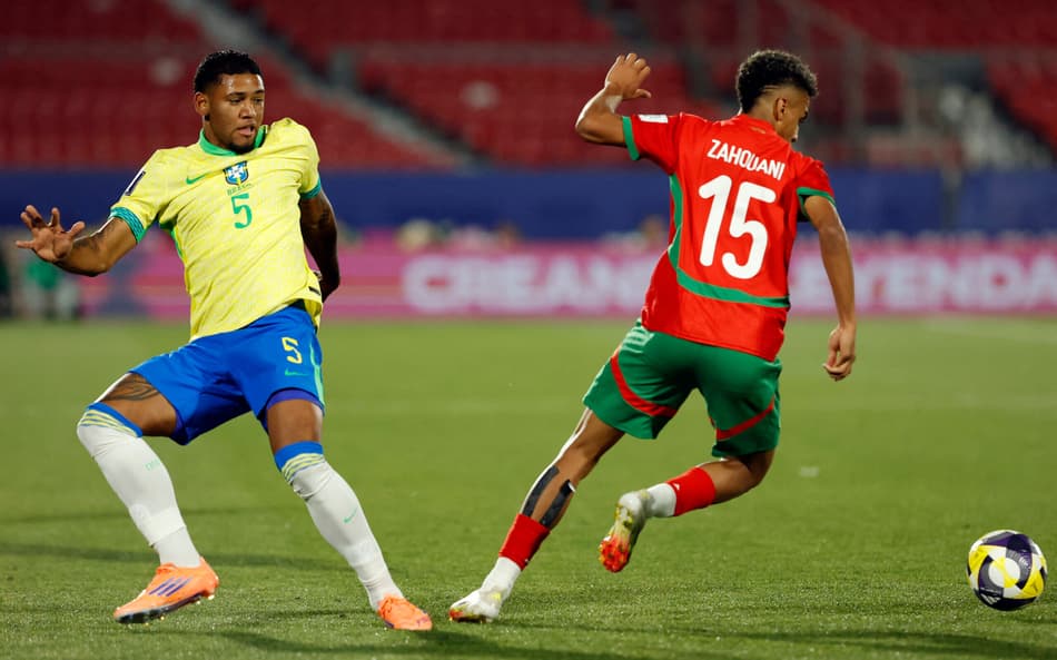 Rayan Lucas em Brasil x Marrocos sub-20 (Foto: Raul Bravo / AFP)
