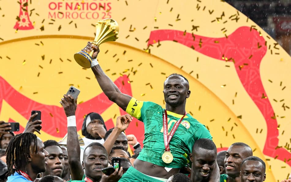 Senegal bateu Marrocos com gol durante a prorrogação e foi campeã da Copa Africana de Nações (Foto: SEBASTIEN BOZON / AFP)