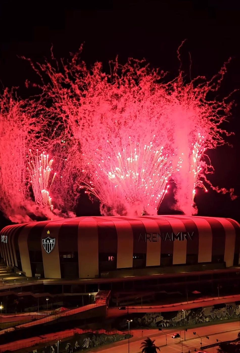 Arena MRV comemoração 118 anos (Reprodução João Braga /Atlético)