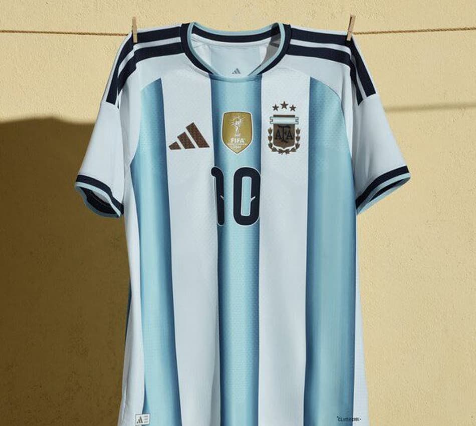 Argentina - Uniforme I (Foto: Divulgação)