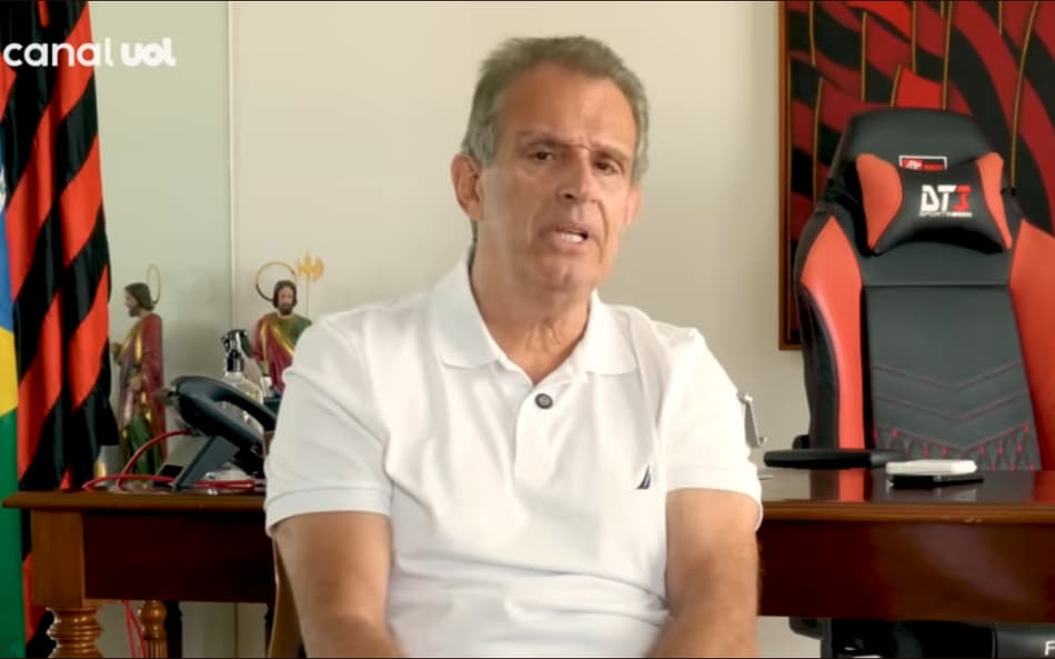Bap, presidente do Flamengo, em entrevista ao Uol