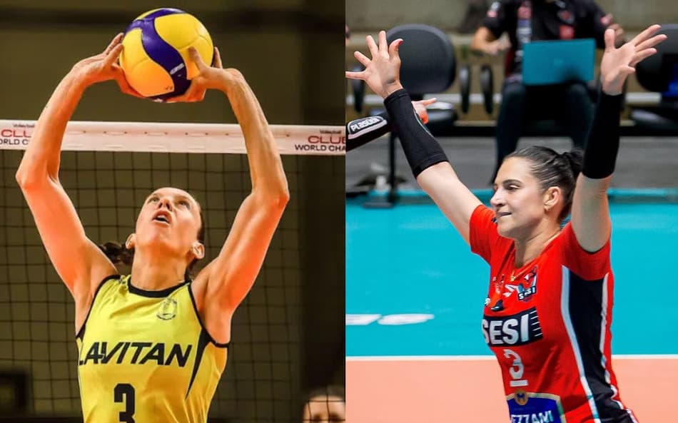 Macris e Dani Lins se enfrentam nas quartas de final da Superliga Feminina (Fotos: VolleyballWorld e Reprodução/ Instagram)