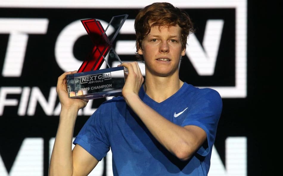 Em 2019, aos 18 anos, Jannik Sinner venceu o NextGen Finals, em MIlão (Reprodução)