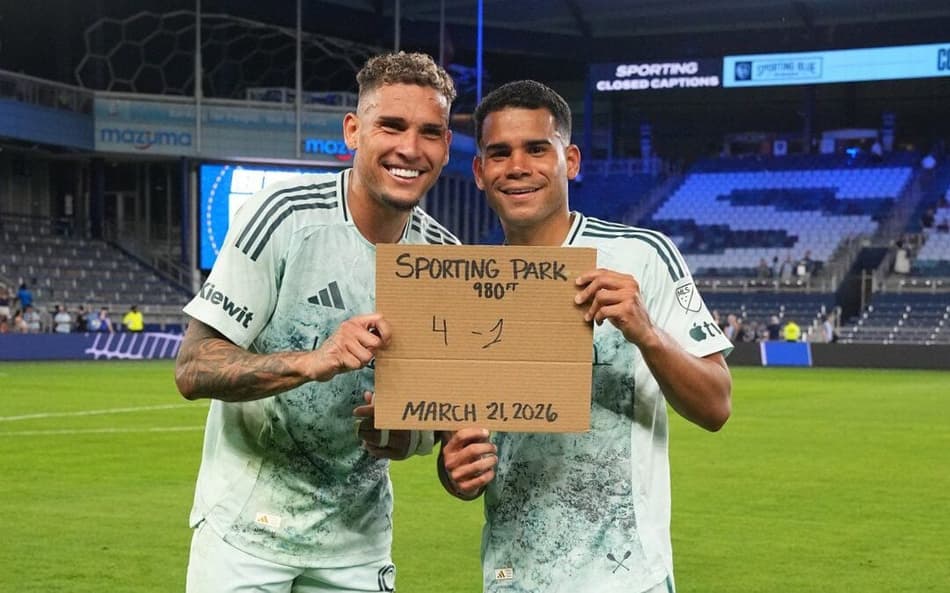 Ex-Palmeiras e Botafogo, Rafael Navarro em ação pelo Colorado Rapids (Foto: Divulgação)