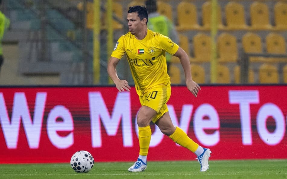 Fábio Lima em ação pelo Al-Wasl, dos Emirados Árabes