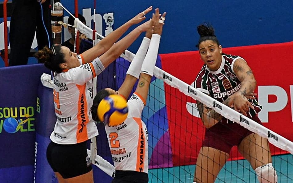 Fluminense vence o Osasco por 3 sets a 2 (Foto: Fluminense)