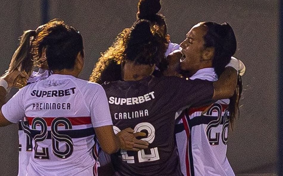 São Paulo vence Palmeiras pelo Brasileirão Feminino. (Foto: Rebeca Reis/Staff Images Woman/CBF)