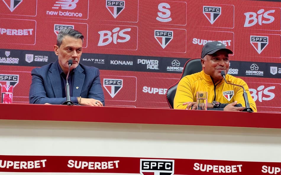 Rui Costa e Roger Machado, do São Paulo