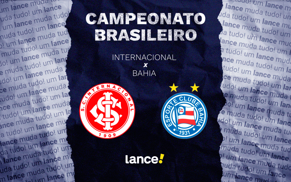 Internacional x Bahia (Foto: Arte Lance!)