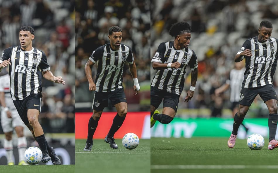 Reforços do Atlético (Fotos: Pedro Souza / Atlético)