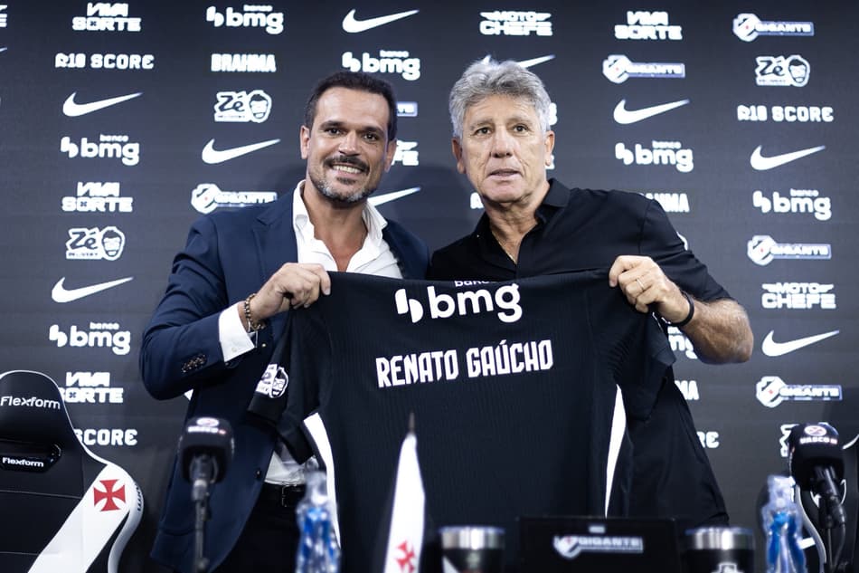 Renato Gaúcho no Vasco: veja números nas outras passagens
