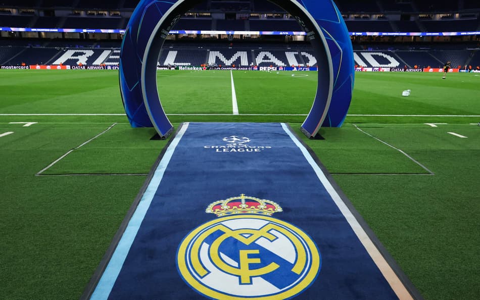 Santiago Bernabéu antes de Real Madrid x Borussia Dortmund. (foto: Thomas COEX / AFP)